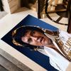 Tapis de sol Iconique d'Elvis Presley Parfait pour Bureau Salles de jeux Salle à manger Entrée Tapis Antidérapant Décor de Bureau Anime Cadeau de Fête de Mariage