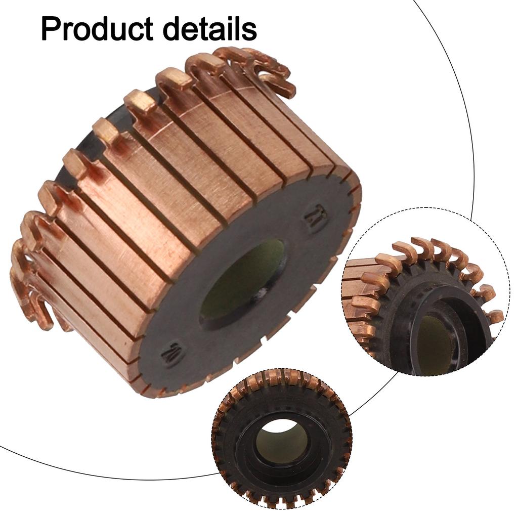 Pour Moteurs DC Haute Vitesse Commutateur Électrique 24P Dents Commutateur Réparation Moteur 23.2x8x13(14,5)mm 24 Dents d'engrenage