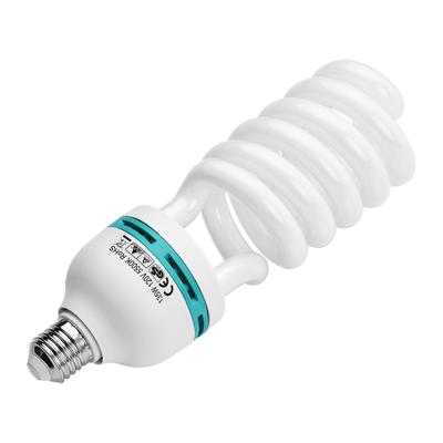 Spiral Floresan Ampul 135W 5500K Gün Işığı E27 Soket Stüdyo Fotoğrafçılığı için Enerji Tasarrufu
