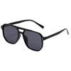 Nuovi Occhiali da Sole Pilot Oversize Donna Vintage Doppio Ponte Lenti Grandi Parasole Unisex Gialli per la Guida Occhiali UV400
