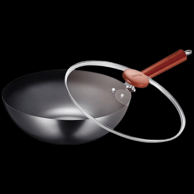 SUPOR 32cm Lightweight Fine Iron Wok