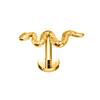 ASTM F136 G23 Titanium 16G Snake Bee Drop Butterfly Internal Thread Labret Piercing Scorpion Flower Cross Daith Conch Earring