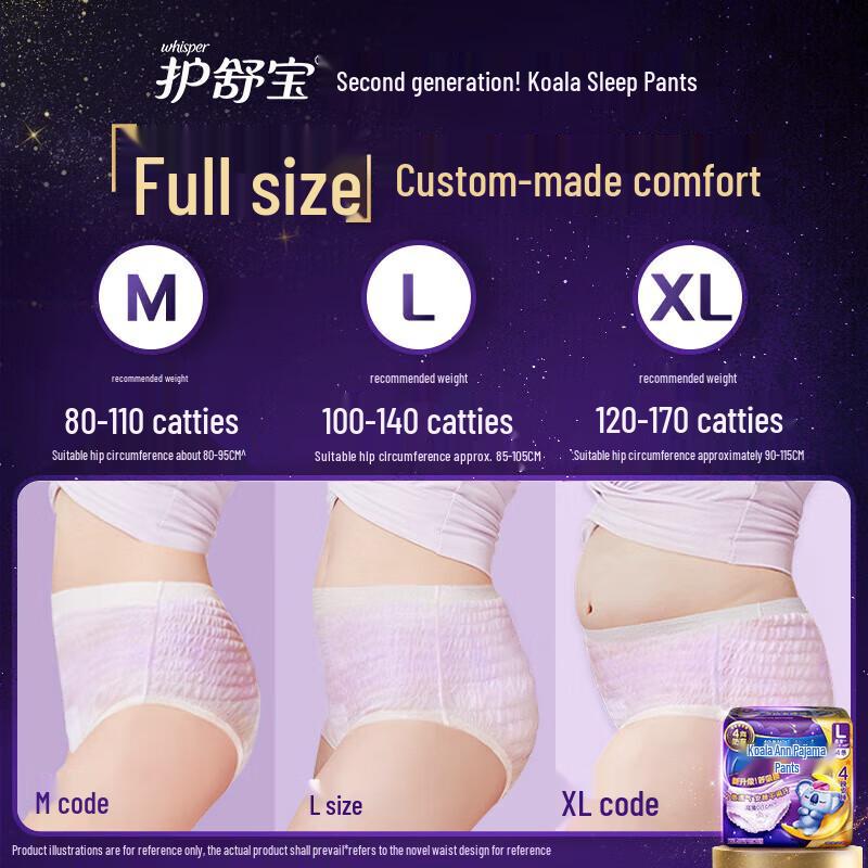 Whisper Koala Overnight Sanitary Pants