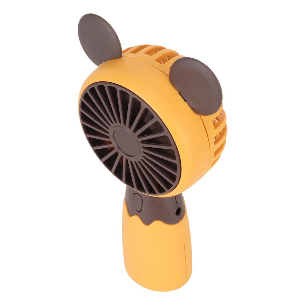 Handheld Fan For Summer Days, Portable Fan With 3 Speed Options USB Rechargeable Built In Battery Quiet Cooling Ergonomic Shape Lightweight Fan With