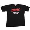 Vintage Dare To Keep Kids Off Drugs T Shirt Sz XL (L) Black Single Stitch 1980s