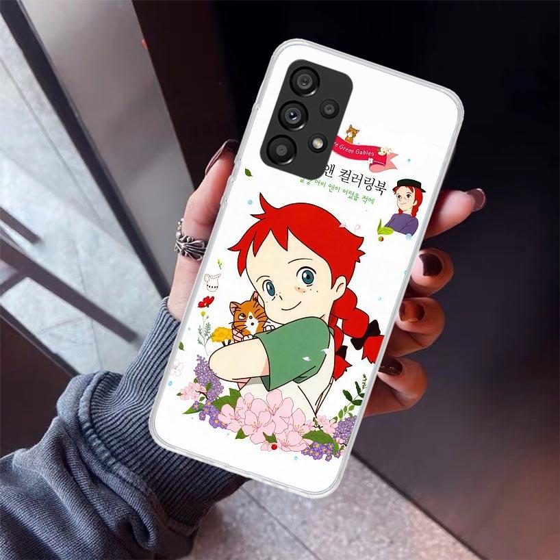 A-Anne Of Green Gables Shirley Phone Case For Samsung Galaxy A12 A52S A42 A32 A22 A51 A50 Note 20 Ultra 10 S10 Plus A71 A70 A31