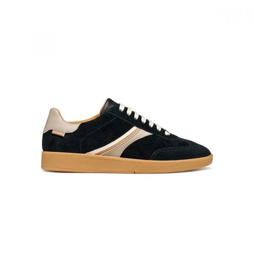 Geox Women S Comfort Daily Sneaker Melada Black 8gxuga5f1S 35(225)