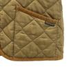 LAVENHAM Hergestellt in England Steppjacke 36 Khaki-Beige Baumwollfüllung Damen Gebraucht
