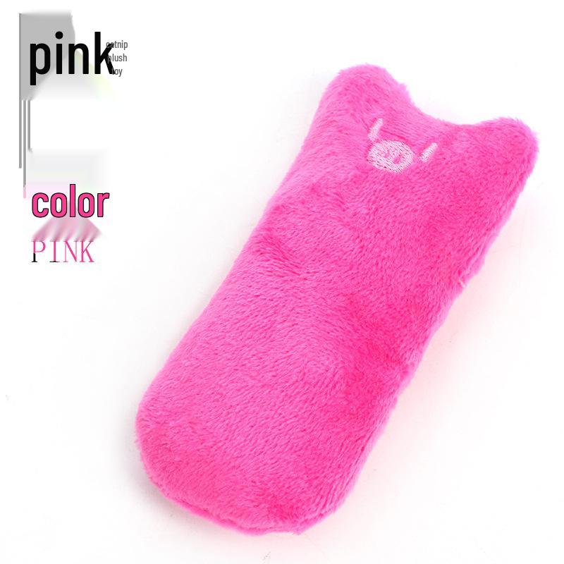 Catnip Plush Thumb Doll: Self-Entertainment Teething Toy, Bite-Resistant for Cats