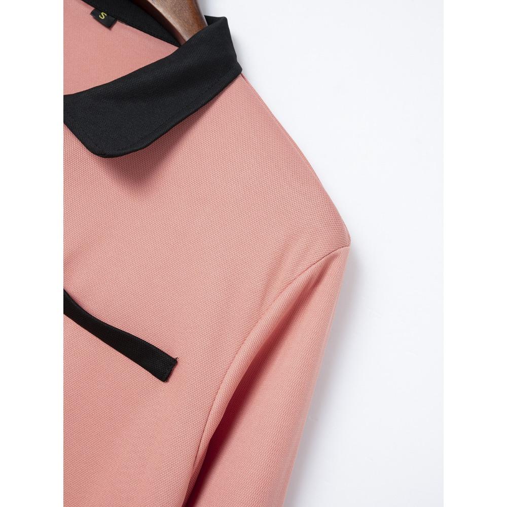 Men's Polo Shirt Button Solid Color Casual Long Sleeved T-shirt