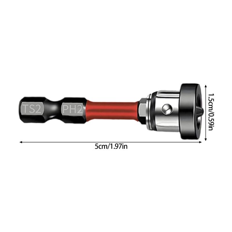 Magnetic Screwdriver Bit Positioning Screwdriver Bit Alloy Tool Steel Suitable for Multiple Power Tool