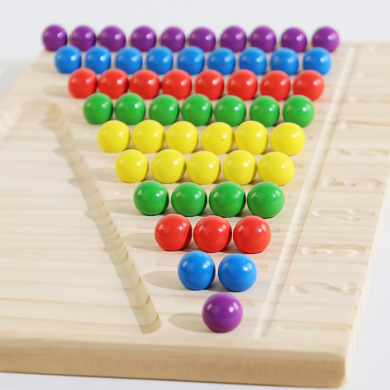 Montessori Beading & Color Sorting Toy for Kids' Concentration & Sensory Development