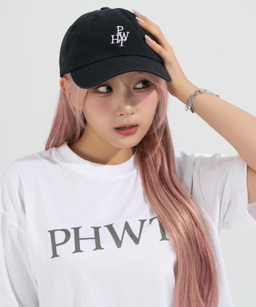 Peijeuhwaiteu Key Logo Washed Cap (Black)