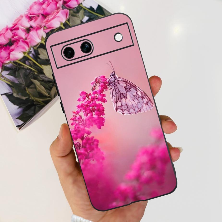 Für Google Pixel 8A Hülle Stilvolle Bemalte Abdeckung Weiche TPU Stoßfeste Handyhülle Für Google Pixel 8 Pro Pixel8A Fundas Coque Bumper