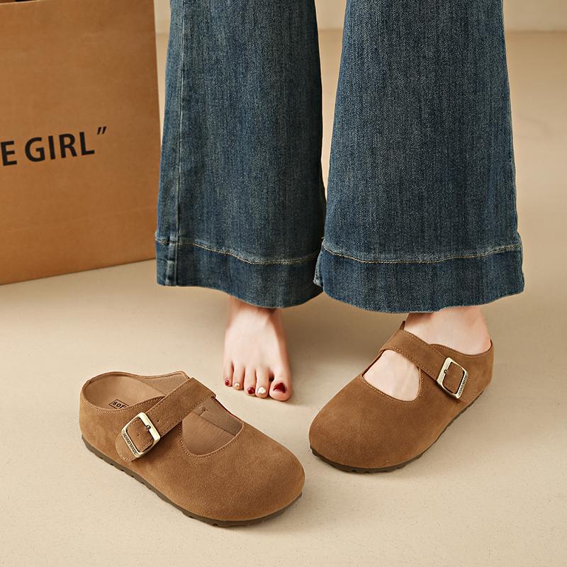 Fashion Fashion Yellow Women's Single Shoes Comfortable Soft Woman Slippers Casual Flat Sandals Women Round Toe Shoes zapatos de mujer
