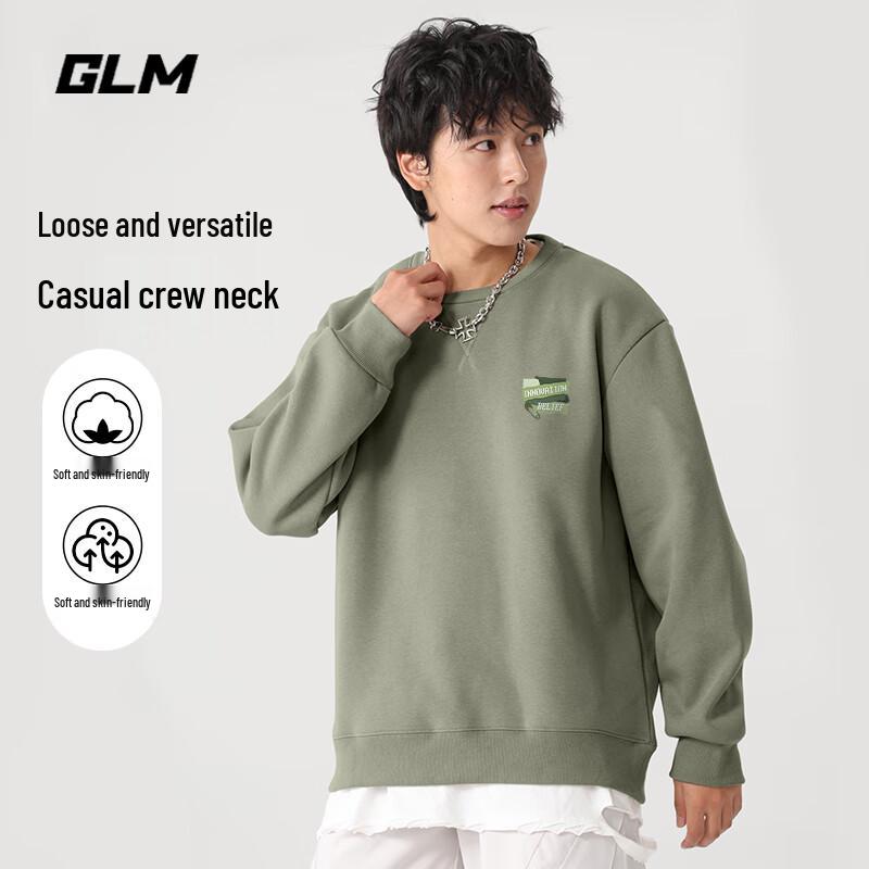 GLM Men's Fleece Lined Round Neck Sweatshirt
