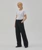 RYUL+WAI Denim Loose Wide Long Pants Black