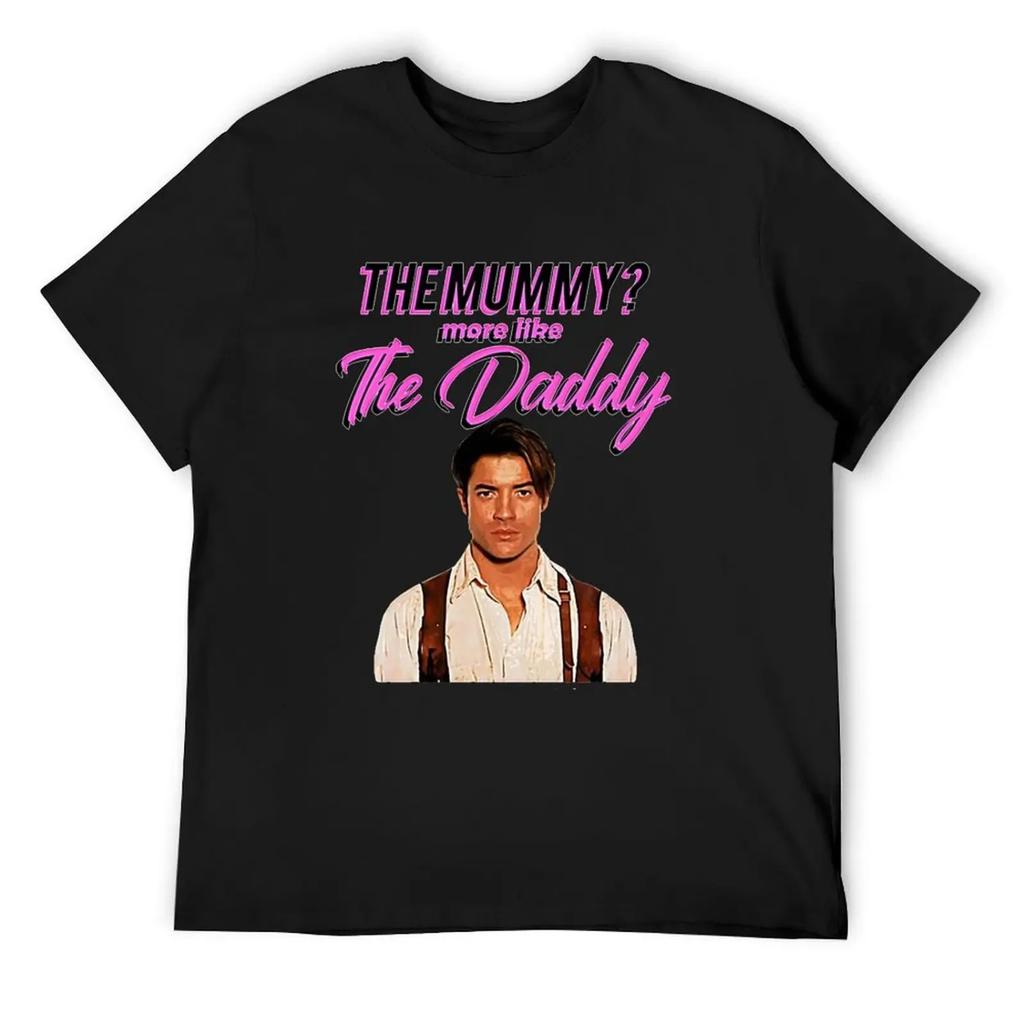 DADDY THE MUMMY Koszulka niebieskie archiwum topy zwierzęcy prinfor chłopcy bluzy, mężczyźni