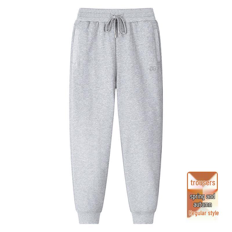 GAGN Women's Red Slimming Casual Sweatpants - Trendy Spring/Autumn Loose Fit