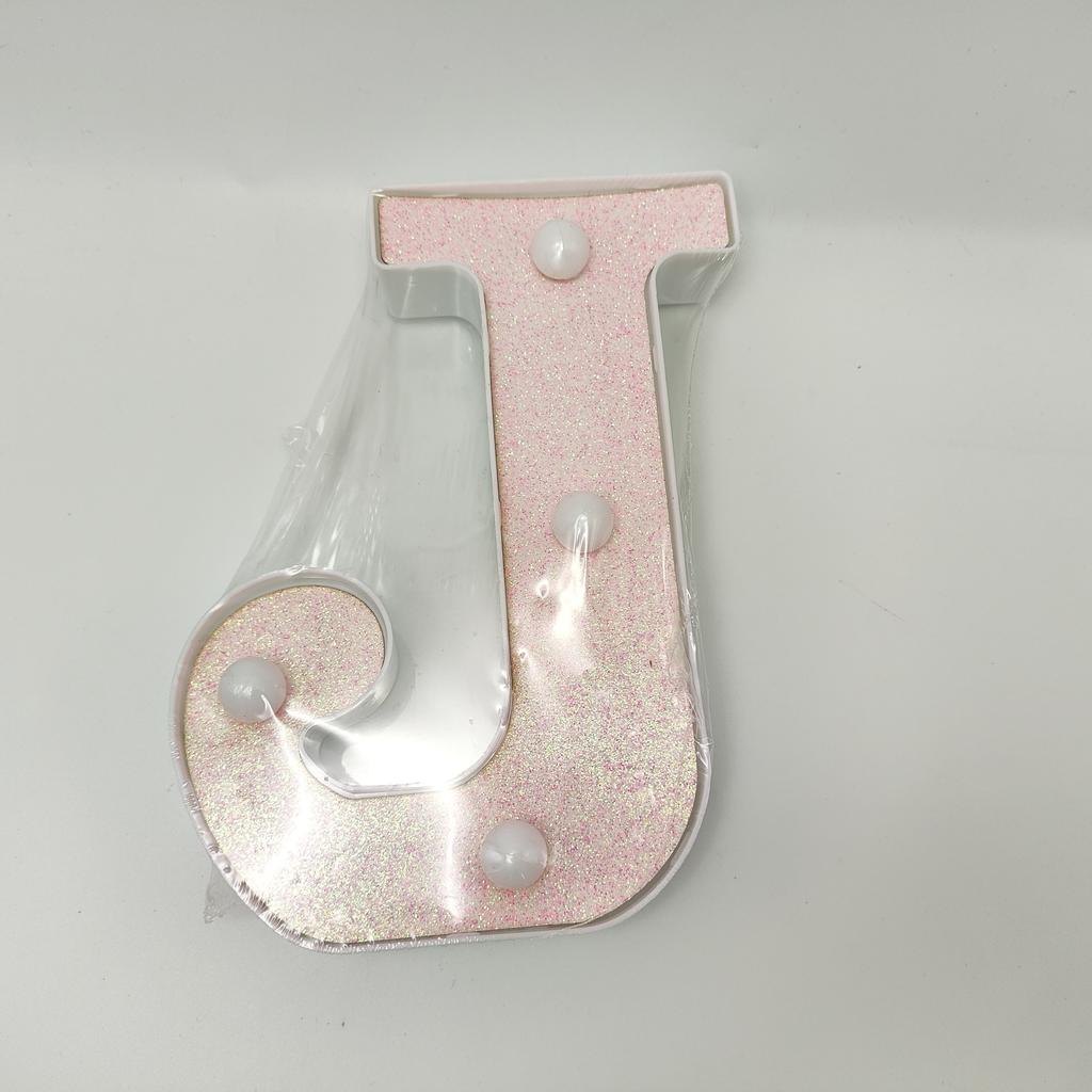 1pc Vibrant LED Lighting Letter - Battery Powered,Dimmable for Bedroom, Birthday Party, Wedding, Home, Christmas, and Eid Al-Adha Mubarak Decorations