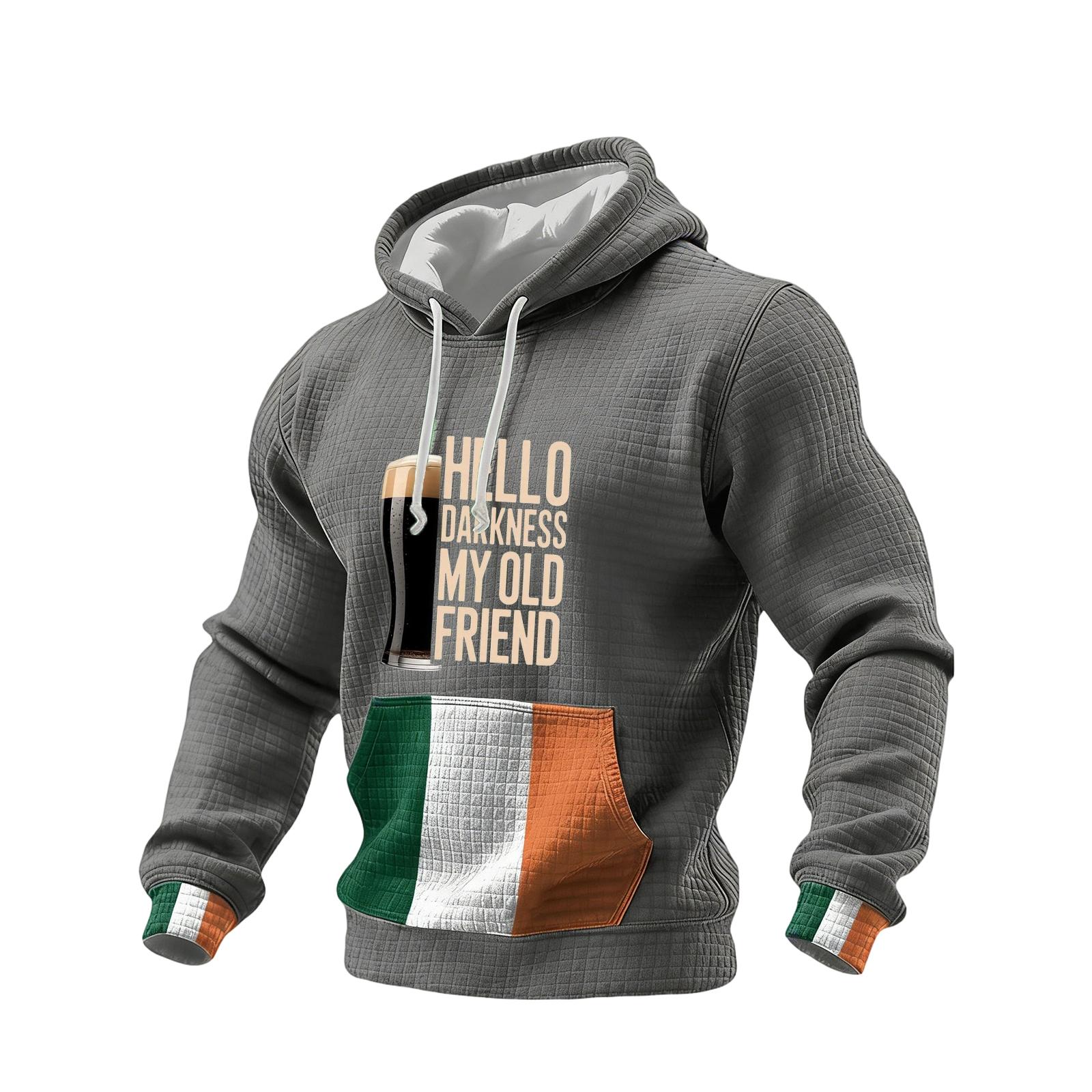 

Men s Color Plus Size Cross V-Neck Long Sleeved Pullover T-shirt Top M
