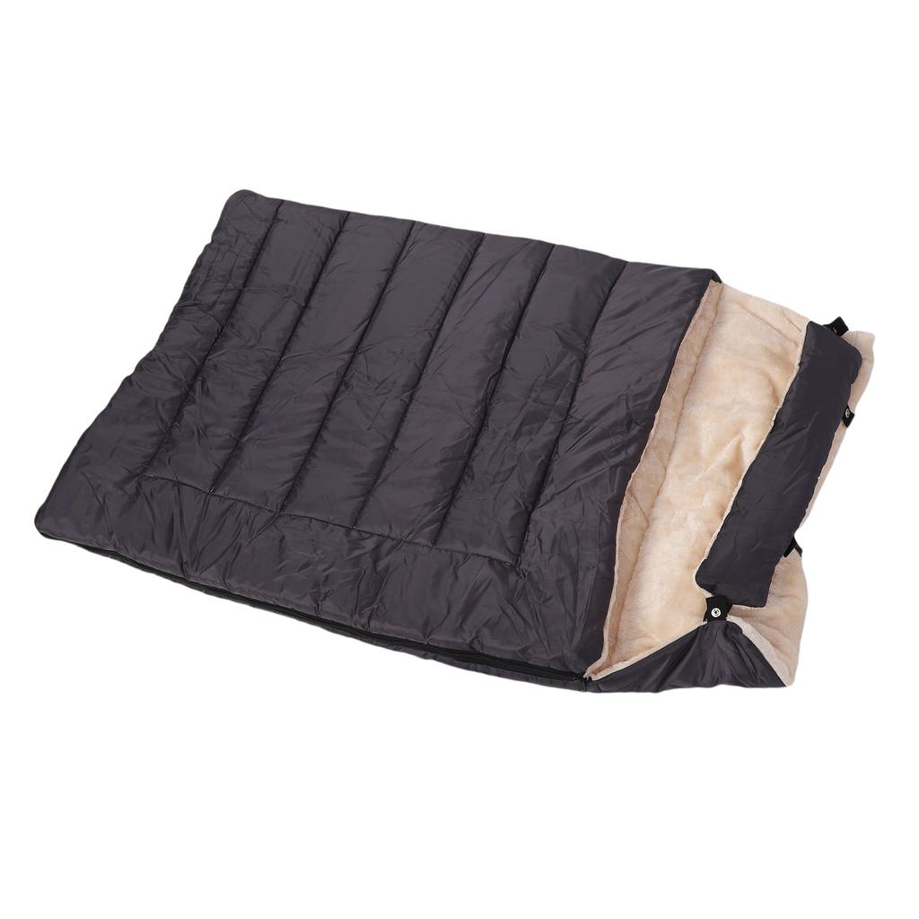 Warm Dog Sleeping Bag Rainproof Packable Portable Outdoor Dog Bed with Pillow for Indoor Outdoor Camping Hiking Backpacking