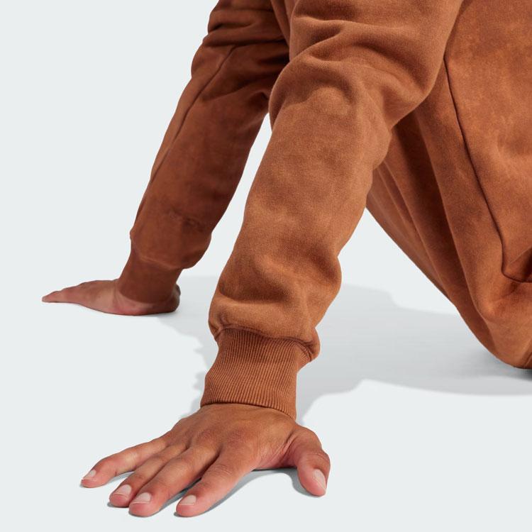 Adidas All Season Long Sleeve Sweatshirt Men Tops Brown IJ6927