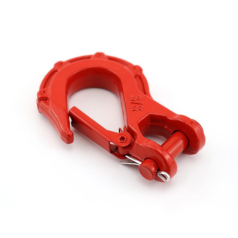 3/8 Winch Hook Tow Hook Tractor Hook Shaped Electric Winch Traction Hook Off-Road Rescue Winch Accessories