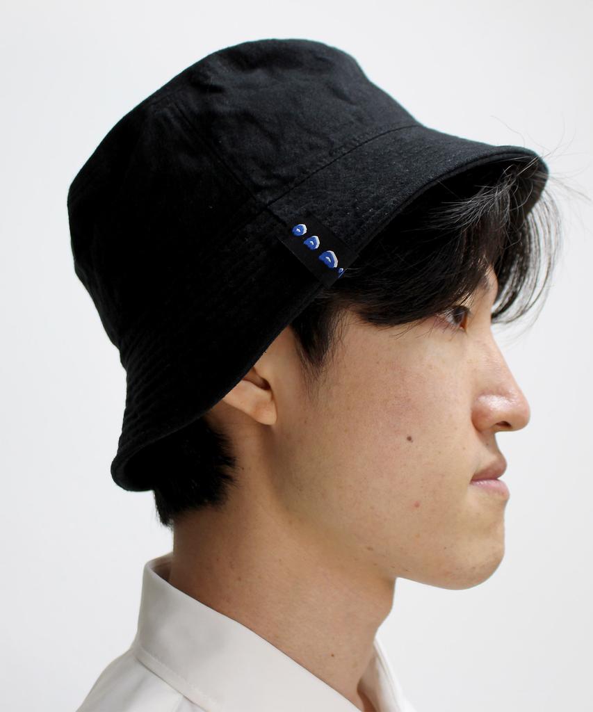 ODD DOT Logo Basic Bucket Hat Black