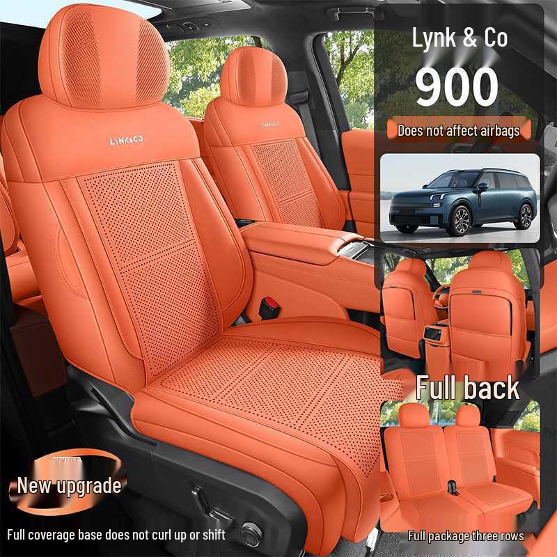 Lynk & Co 900 All-Season Breathable Suede Car Seat Cushion