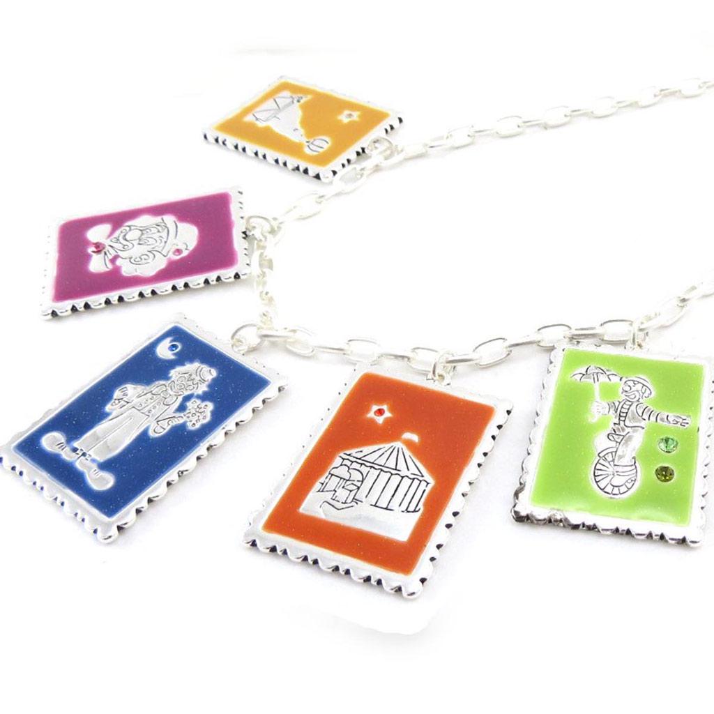 Les Trésors De Lily [J2811] - Multicolored 'Circus' Designer Long Necklace