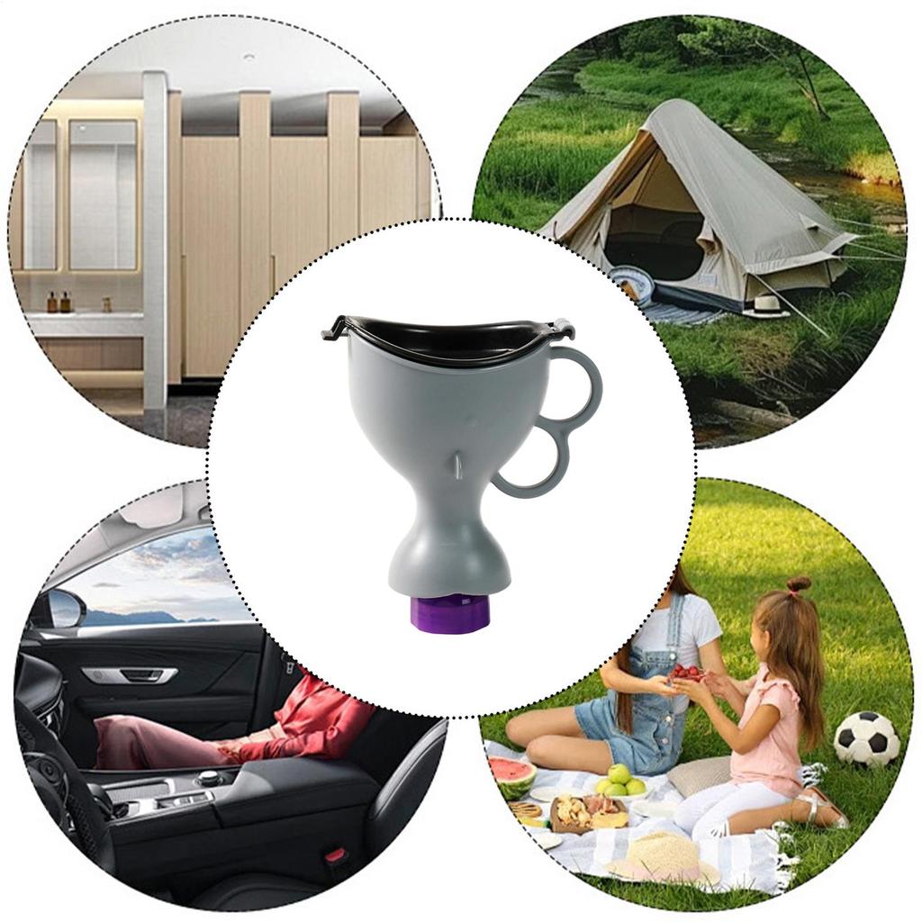 Orinatoi da Viaggio per Donna Urinatoio Ergonomico Anti-Sversamento Bottiglia Anti-Sversamento per Urinare da Comodino Esterno Campeggio Viaggio Escursionismo Auto Barca