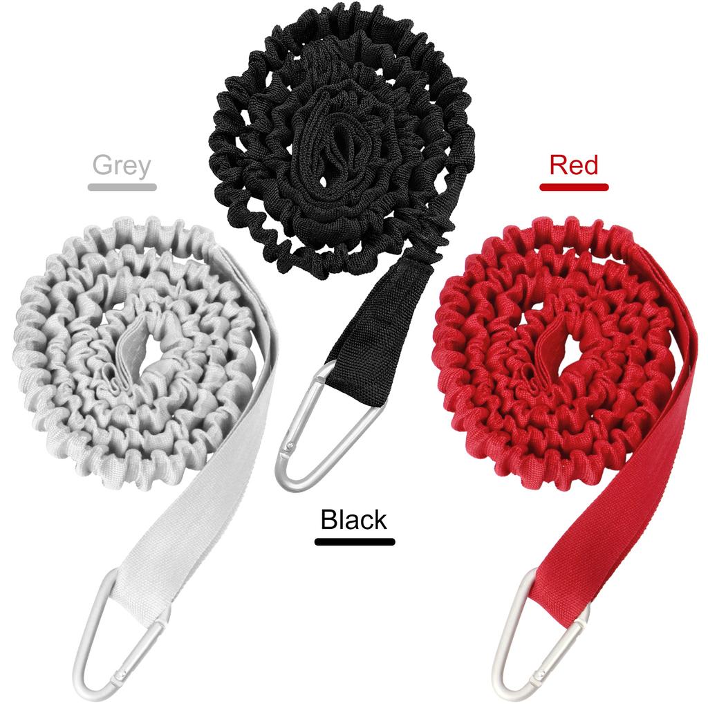 Pachet de 4 lesă cu vâsle pentru caiac, ușoară, extensibilă, încolăcită, cu lesă pentru tije de caiac pentru plimbare SUP