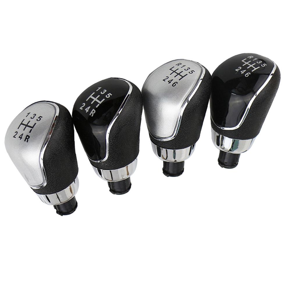5 6 Speed Manual Car Gear Head Shift Knob For Ford Focus 2 3 Mk2 Mk3 2005 -  Fiesta Ecosport C-Max Kuga  S-Max Accessories