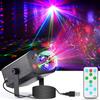 Party Light Disco Ball Light, DJ Disco Light LED Stage Light Strobe Lighting Sound Activated with Remote Control for Christmas Club Bar Party Holiday