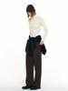 GENERALIDEA Ribbed Turtleneck Pullover [Ivory] / Wbd4L05547