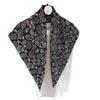 Spring and Autumn Premium Triangle Scarf Double Layer Satin Korean Edition Small Shawl Silky Smooth Foreign Style Neck Protection Silk Scarf Scarf