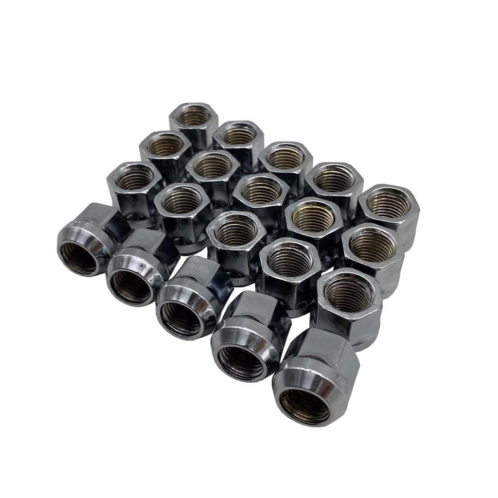 Deepa M14 x 1.5 Wheel Nuts for External Wheels 20 Pieces 19HEX Through Type