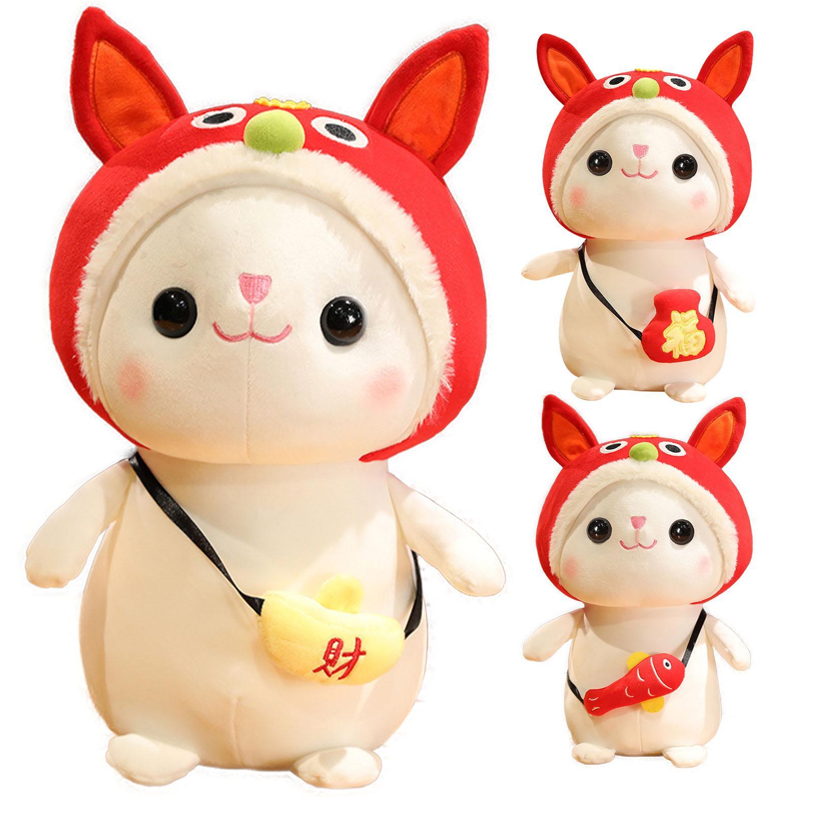 

Китайский плюшевый кролик | Украшения на китайский лунный Новый год 2023 года, фигурки кроликов | Сувениры для вечеринок на весенний фестиваль, украшения для дома, обнимающаяся подушка T