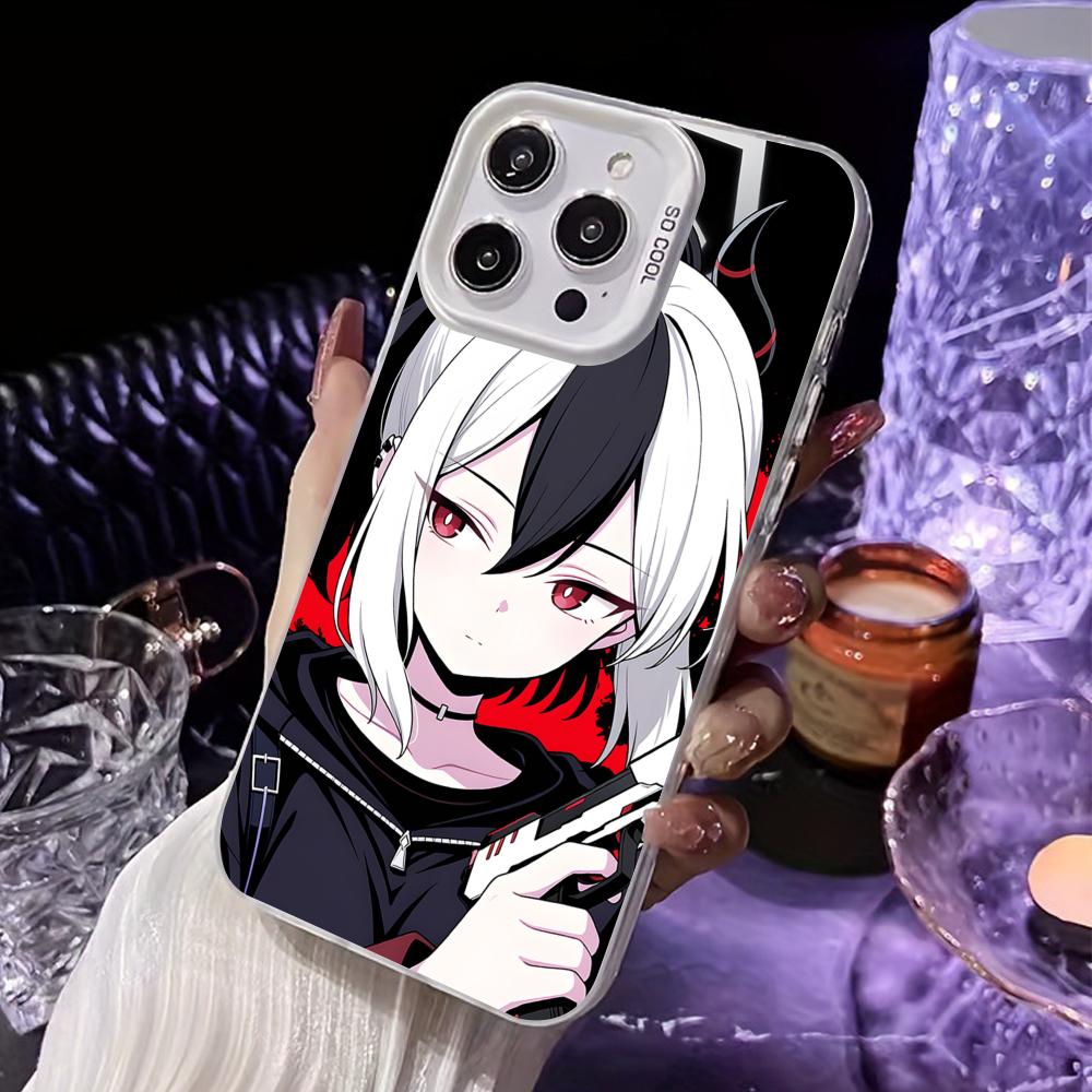 

Blue Archive Kayoko Phone Case for iPhone 17 16 15 14 13 12 11 X XR XS 8 7 Air Pro Max Plus White Translucent Colorful Cover iPhone 15 Pro Max