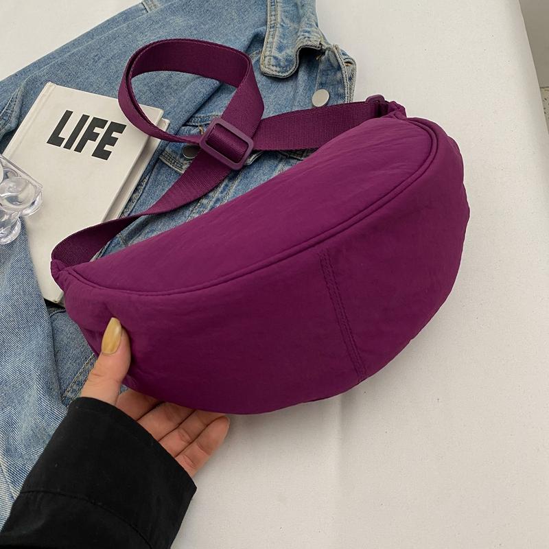 Small Bag Women's Simple All-Match Satchel Shoulder Bag Crossbody Dumpling Bag for Travel