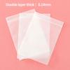 50pcs CPE Frosted Self Sealing Bag Thick Dustproof Moisture-proof Sealed Pouch Suitable for Cotton Swab Packaging Bags for Clothing and Accessories