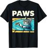 Pattes Chat et Souris Haut Mignon Drôle Amoureux des Chats Parodie Chaton T-shirt T-shirt Unisexe