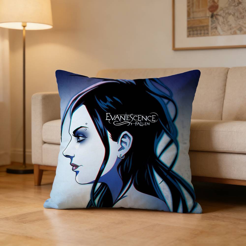 

EEvanescence Fallen AAmy Lee Pillow Case Pattern Printed Pillowcase For Living Room Sofa Cushion Cover 30x30cm