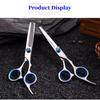 6 Inch Professional Hair Scissors Kit, Stainless Steel Barber Shears with Thinning Scissors