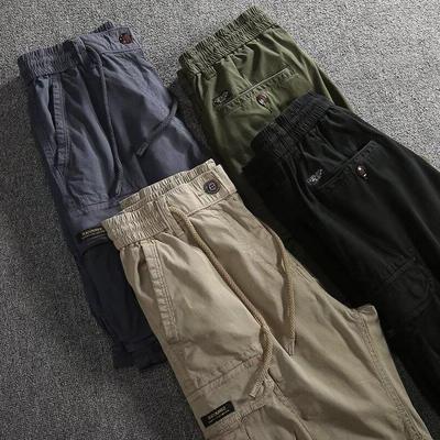 Ανδρικό Ελαφρύ Ελαστικό Μαύρο Casual Σορτς με Πολλαπλές Τσέπες