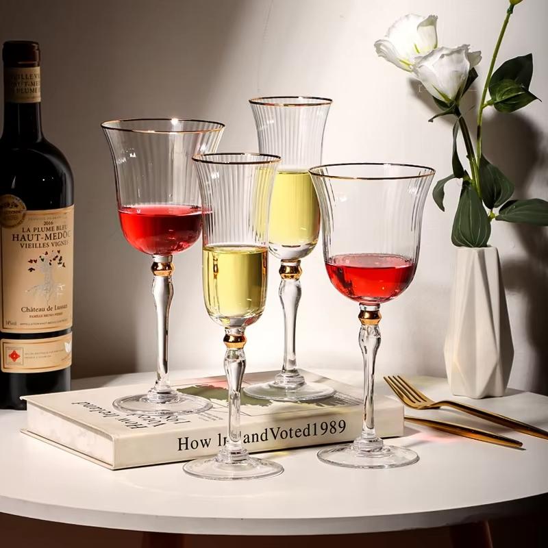 Nordic Phnom Penh Wine Glasses Champagne Glasses Model Rooms Wine Utensils Soft Furnishings Table Ornaments Glasses