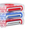 3-in-1 Magic Trio Schäler-Set, Hobel, Edelstahl-Schäler, Schredder, Julienne-Schneider, Multi-Schälklinge, Zestenreißer, Reibe, Küchenwerkzeug