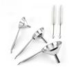 Stainless Steel Funnel Three Piece Set With Brush Mini Funnel Oil Funnel Wine Funnel Integrated Liquid Dispenser