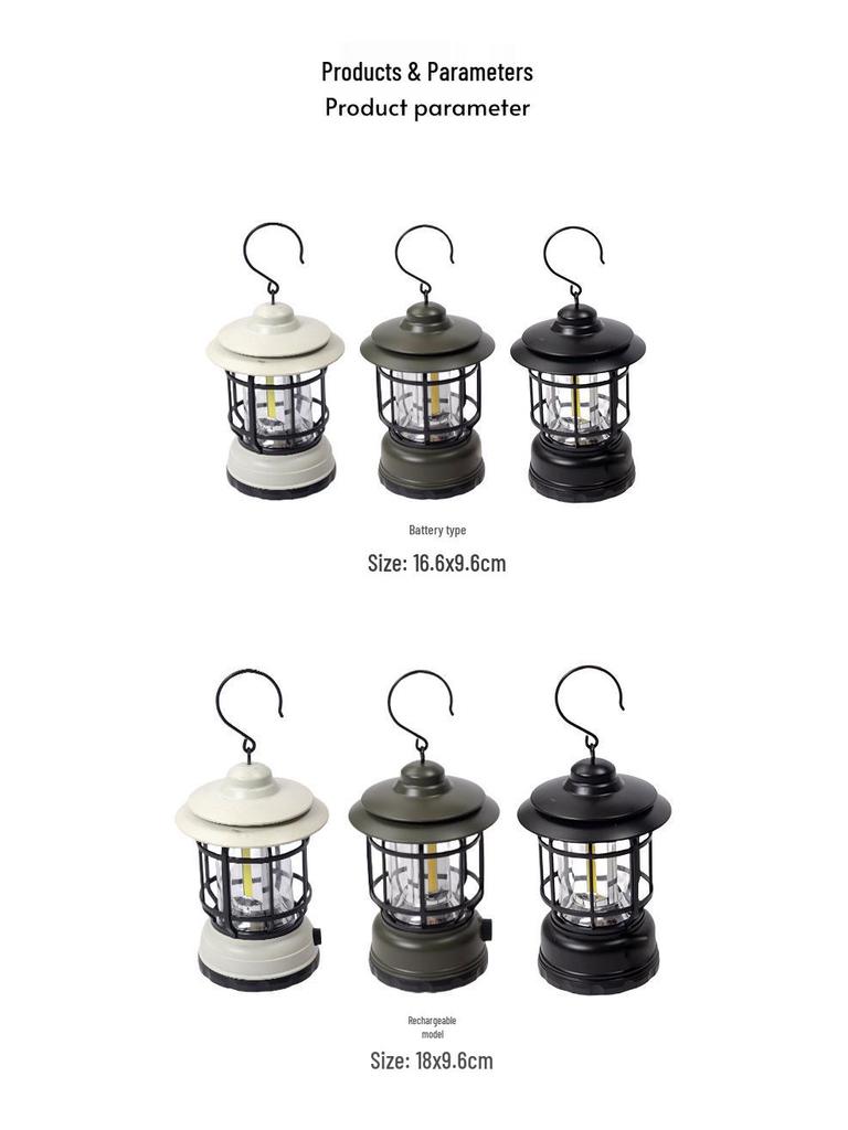 Mountain Guest Outdoor Camping Lantern - Ultra-long Battery Life Atmosphere Lamp